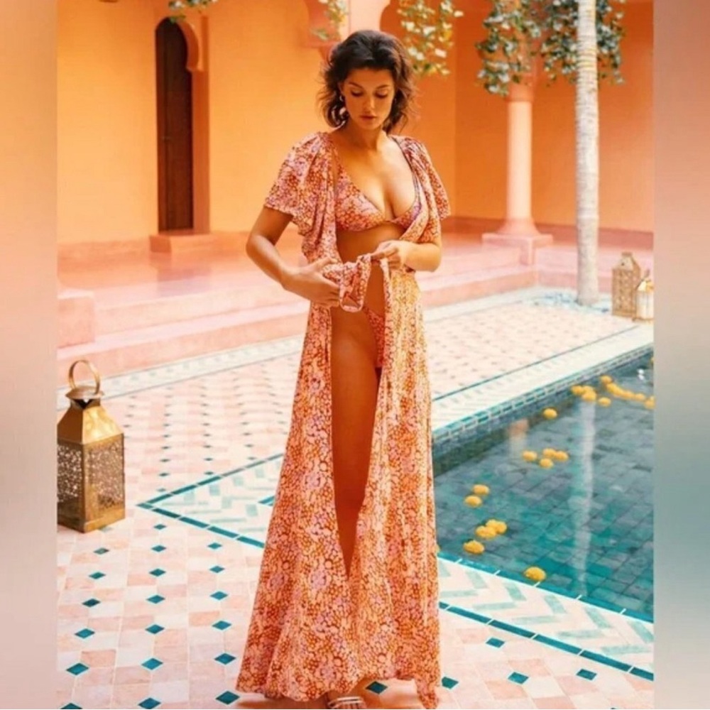 L*space Panama Wrap Maxi Dress with Front Tie